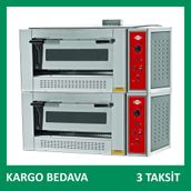 Empero EMP.9+9G-LPG Gazlı 1400 1250 1040 LPG 300 mm 9 Pizza Fırını