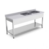 Empero EMP.E.72085-2ET-L 2 Alt Raflı 200x70x85 cm Evyeli Tezgah Sol