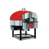 Empero EMP.SPO.02-RB-LPG Gazlı Döner Tabanlı 9 Pizza Kapasiteli Kırmızı Siyah Pizza Fırını