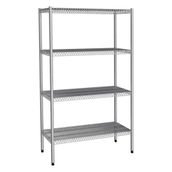Empero EMP.T.2.53183-18-4-4 Katlı İnox 201-183x53x180 cm Tel Raf