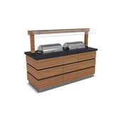 Empero Kpd.ssc-N.01 Empero Kpd.ssc-N.01 Kapadokya Sıcak Servis Ünitesi Nefeslikli 1X1/1 Gn Chafing Dish 1200*900*900/1550
