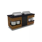 Empero SML.SSC.03 Sümela Sıcak Servis Ünitesi Reşolu 3x1/1 Gn Chafing Dish 2400*900*900