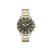 Emporio Armani AR11361 Altın Metalik Gri Erkek Kol Saati