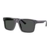 Emporio Armani EA4232 610687 57 Şeffaf Gri Erkek Güneş Gözlüğü