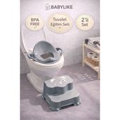 Empressco Babylike Tuvalete Ilk Adım Seti-Bebek&çocuk Için Tuvalet Eğitimi-Kaydırmaz Basamak ve Kulplu Klozet Adaptörü - Fiyatı, Yorumları - Altın