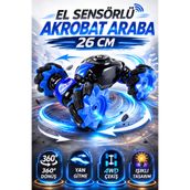 Empressco El Sensörlü Akrobat Araba 26cm - Uzaktan Kumandalı Akrobat Stunt Araba