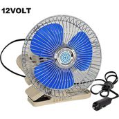 Empressco Oto Vantilatör Çap 18 cm Mandallı Döner Başlıklı 12V Araç Içi Fan - Seçenek 1 - Antrasit