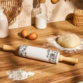 Emsan Artisan Yeni Bone Merdane Porselen Malzeme ile 39,5 cm Uzunlukta Şık Tasarım - Beyaz