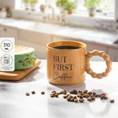 Emsan But First Coffee Krem Rengi Kupa 310 ml