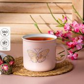 Emsan Butterfly Kupa 380 ml - Pembe