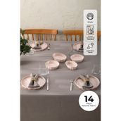 Emsan Cozy 14 Parça 6 Kişilik Pembe Kahvaltı Takımı