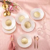 Emsan Golden 6 Kişilik 21 cm Cam Pasta Seti