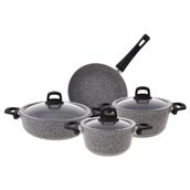 Emsan Premium S Pro Grey 7 Parça Granit Tencere Seti