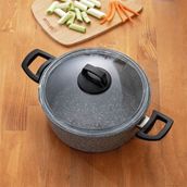 Emsan Titanium 24 cm Granit Derin Tencere