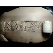 Enb Ceramic7 cm Doku Silindiri Sümer Antik Silindir Mühür Seramik&polimer Kil Desen Oklavası-Sümer1 - 1 Adet