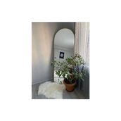 Enc Home Ayaklı Boy Aynası – Şık Metal Çerçeveli, Oval Tasarımlı 180 x 50 cm Dekoratif Salon ve Yatak Odası Modeli
