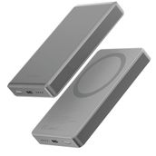 Energea AluPac Gri 10000 mAh Hızlı Şarj MagSafe Powerbank