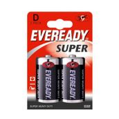 Energizer (C6-3613/2224) Eveready Süper Çinko Karbon D Boy Büyük Pil 2li Blister