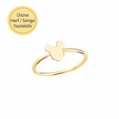 Engin Gold 14 Ayar Altın Mickey Mouse Yüzük