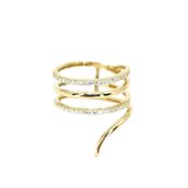 Engin Gold Taşlı Altın Yüzük