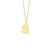 Engin Kuyumculuk 14 Ayar Altın Yelken Figürlü Kolye
