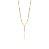 Engin Kuyumculuk 14 Ayar Sade Altın Sallantılı Kolye