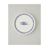 English Home Blue Fishy Seramik Pasta Tabağı 20 cm Beyaz - Lacivert