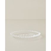 English Home Bubbles Cam Pasta Tabağı 19 cm Şeffaf