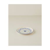English Home Fiesta Talavera Porselen Pasta Tabağı 21 cm Beyaz - Lacivert