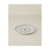 English Home Fiesta Talavera Porselen Servis Tabağı 26 cm Beyaz - Lacivert