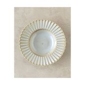 English Home Fiore New Bone China Çukur Tabak Gri