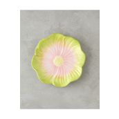 English Home Flowerella Dolomite Pasta Tabağı 21 cm Yeşil-Pembe
