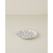 English Home Harmony Talavera Porselen Pasta Tabağı 21 cm Beyaz - Lacivert