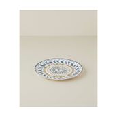 English Home Harmony Talavera Porselen Servis Tabağı 26 cm Beyaz - Lacivert