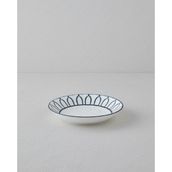English Home Monarch Porselen Çukur Tabak 19 cm Siyah - Beyaz