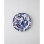 English Home Preston Stoneware Servis Tabağı 26 cm Lacivert