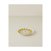 English Home Talavera Glow Porselen Pasta Tabağı 21 cm Beyaz - Lacivert