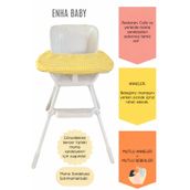 ENHA BABY Mama Sandalyesi Örtüsü Ve Taşıma Kılıfı -Sarı-