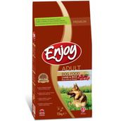Enjoy Kuzu Etli ve Pirinçli 15 kg Yetişkin Kuru Köpek Maması