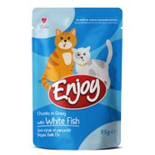 Enjoy Pouch Balıklı 22x85 gr Yetişkin Yaş Kedi Maması