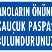 Ennalbur PVC 25x35 1128 İkaz Levhası