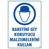 Ennalbur PVC 25x35 48 İkaz Levhası