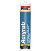 Ennalbur Soudal Acryrub Silikonize Mastik 310 ml Beyaz Silikon