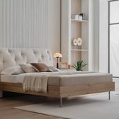 Enza Home Cante Meşe-Bej Yatak Odası