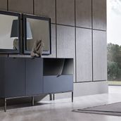Enza Home Legato Konsol+Sabit Ahşap Ayaklı Yemek Masası+Cordell 4 Adet Sandalye