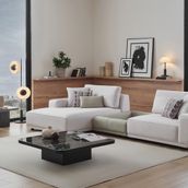 Enza Home Mesta 14008 Krem Sol Köşe Kombinasyon