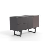 Enza Home Modena Metalik & Parlak Şifonyer, 135x80 cm (GxY)