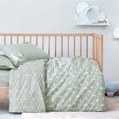 Enza Home Rabbit Nil Yeşili Ranforce Bebek Nevresim Takımı