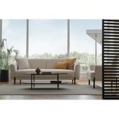 Enza Home Terra Takımı, Keten Dokulu, 16007 Beyaz Koltuk