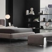 Enza Home Tunis Koyu Gri Ayakucu Puf